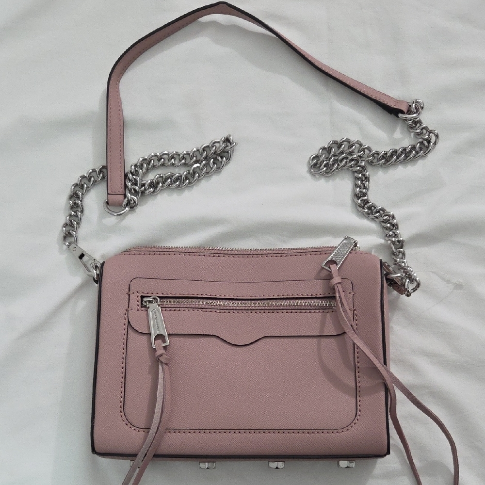 REBECCA MINKOFF, Blush Crossbody with Silver Chain🧿